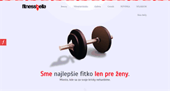 Desktop Screenshot of fitnessbella.sk